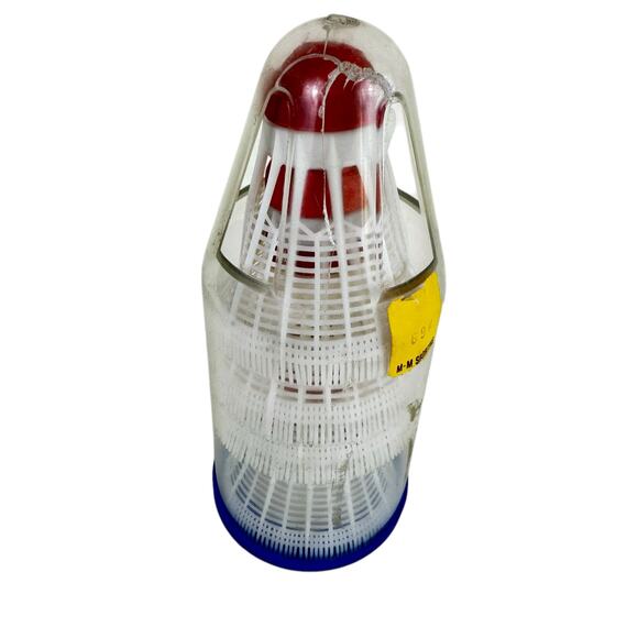 Vintage Johhny Walker Badminton Shuttlecocks Set Of 4 Made In Hong Kong - Picture 3 of 4